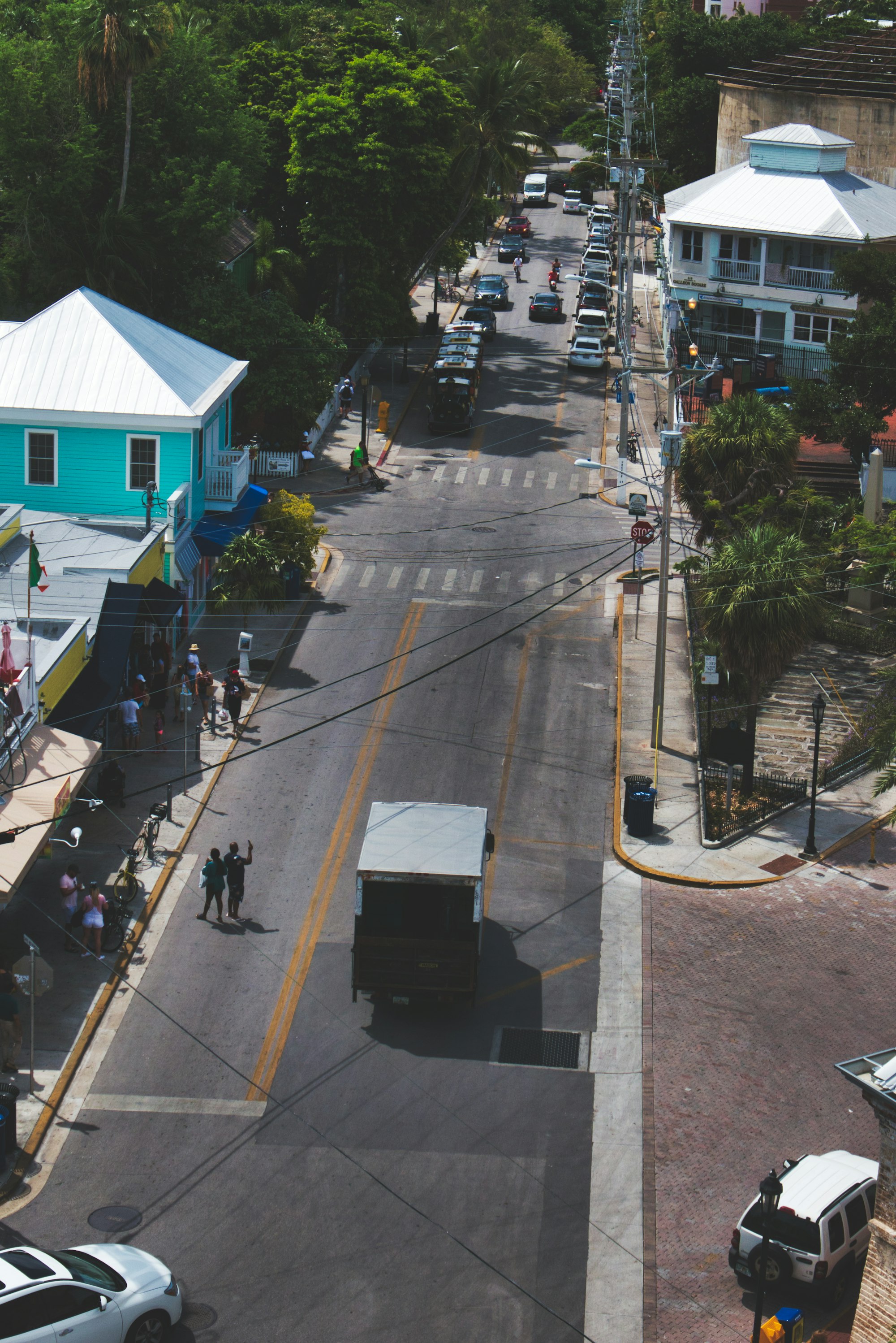 Queen Street and Par-la-Ville Park, Hamilton, Bermuda