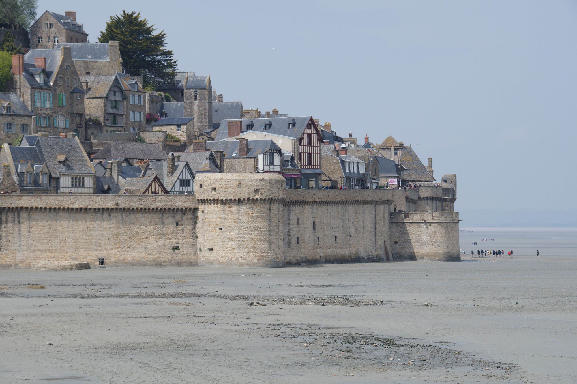 Ramparts of Mont-Saint-Michel, Mont-Saint-Michel, France