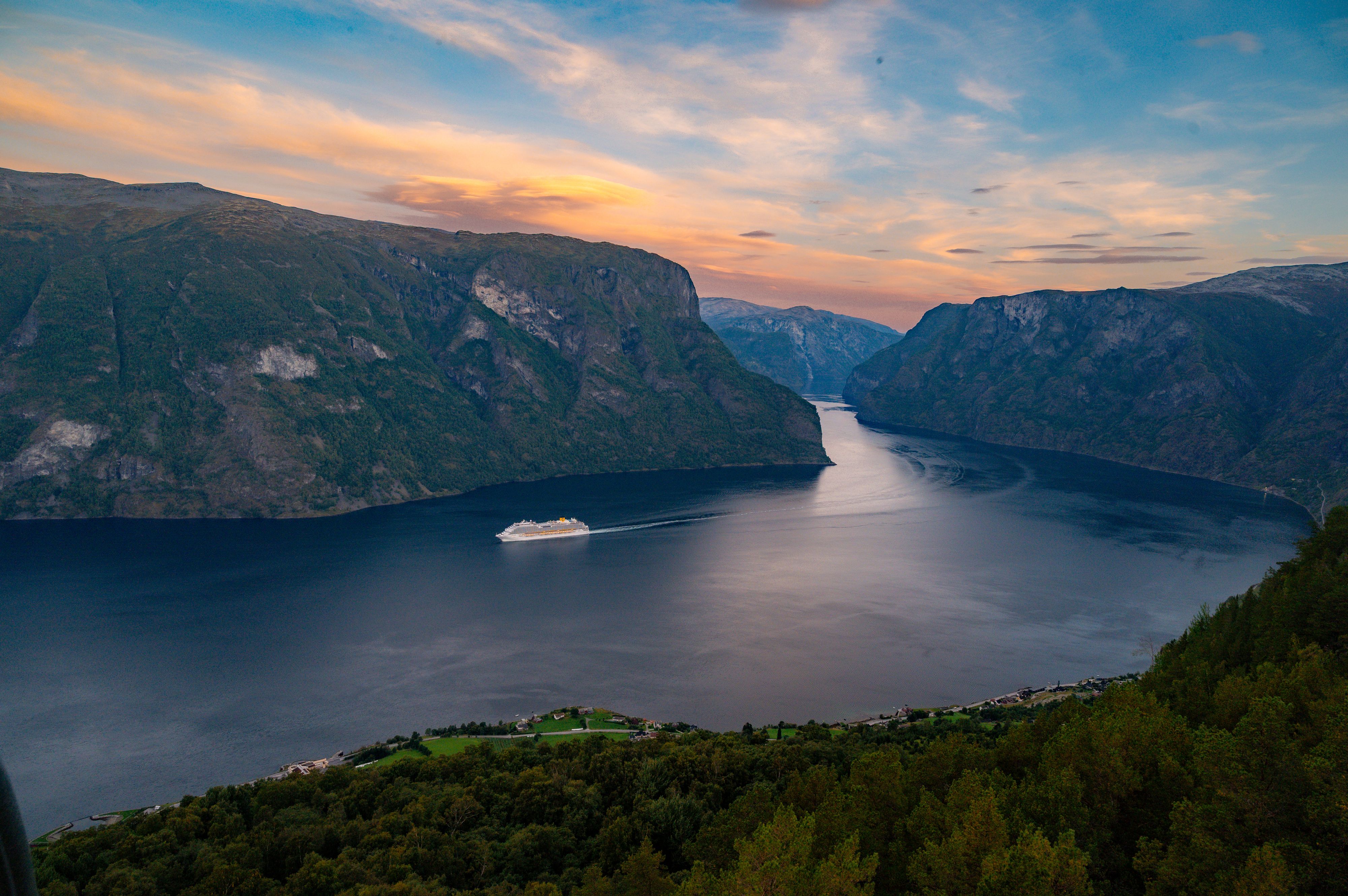 Aurlandsfjord, Flåm, Norway