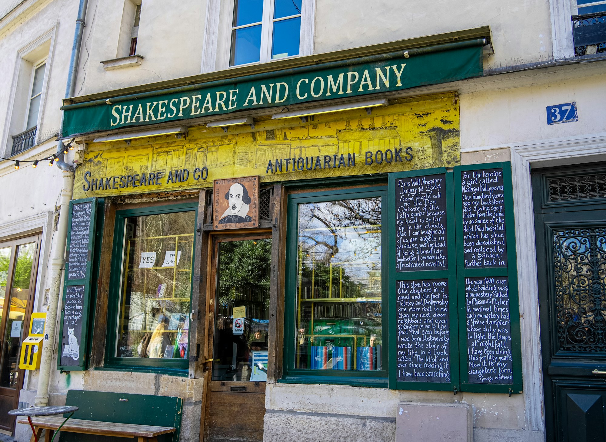 Shakespeare and Company, Paris, France