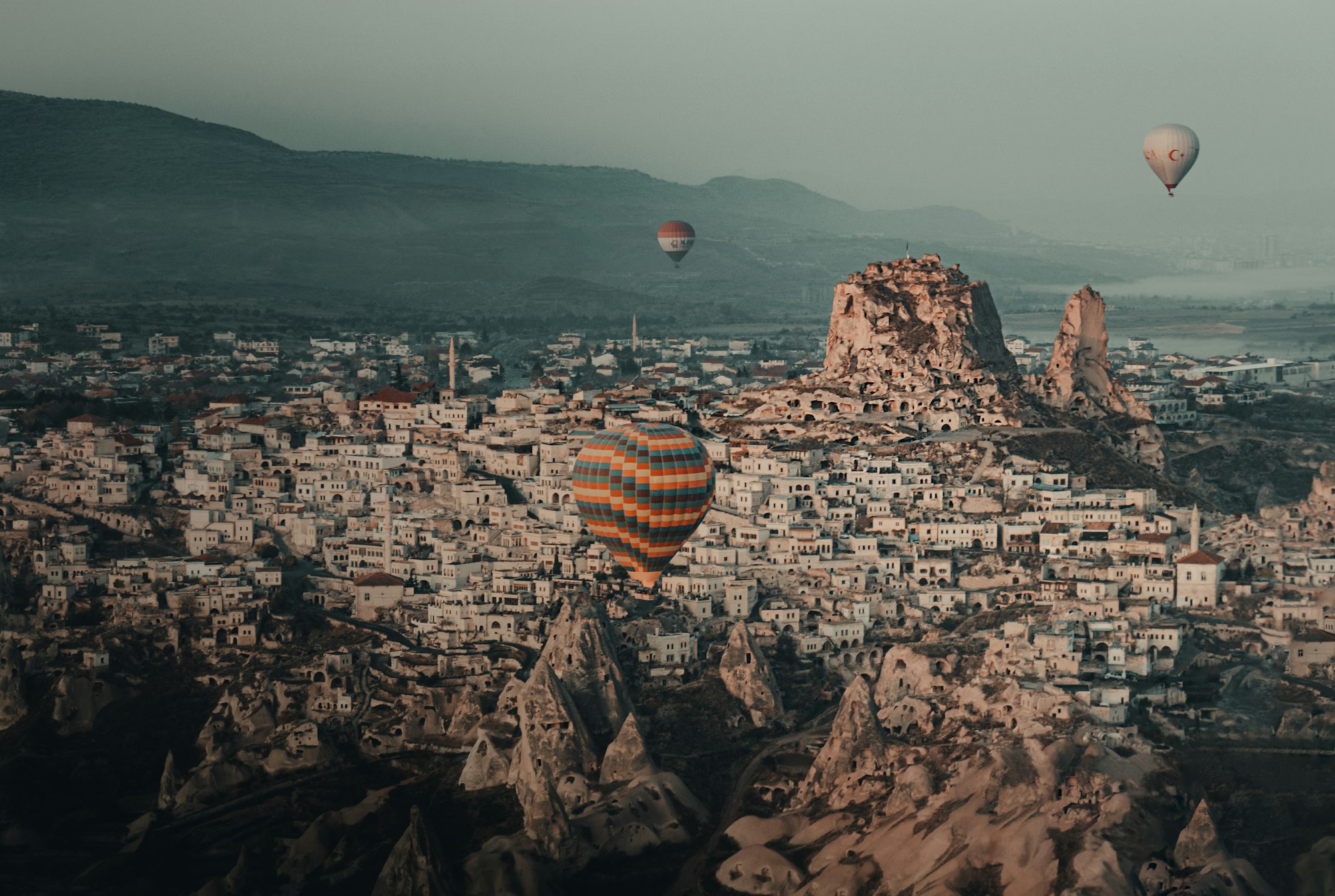 Uçhisar Castle, Göreme, Turkey