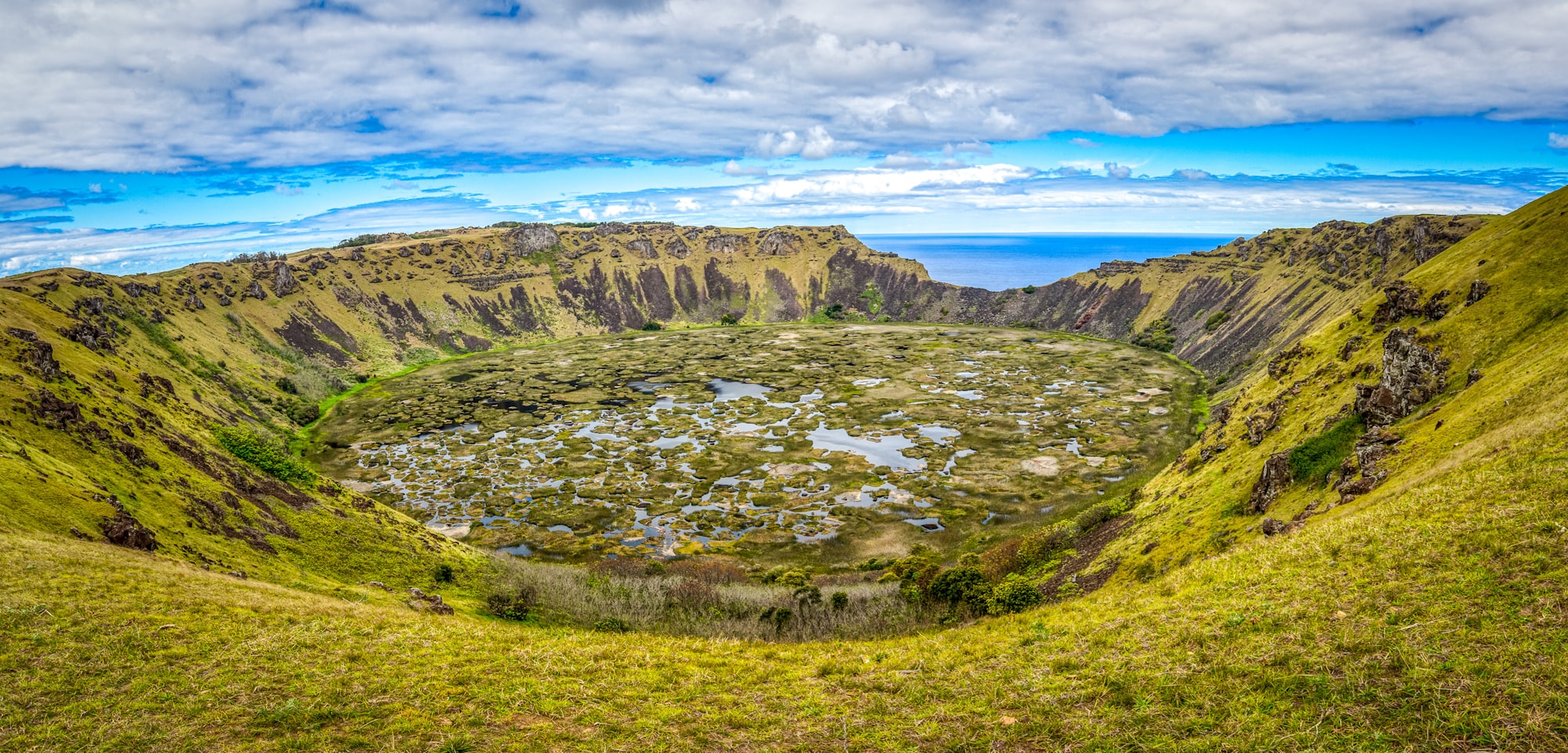 Rano Kau, Rapa Nui, Chile